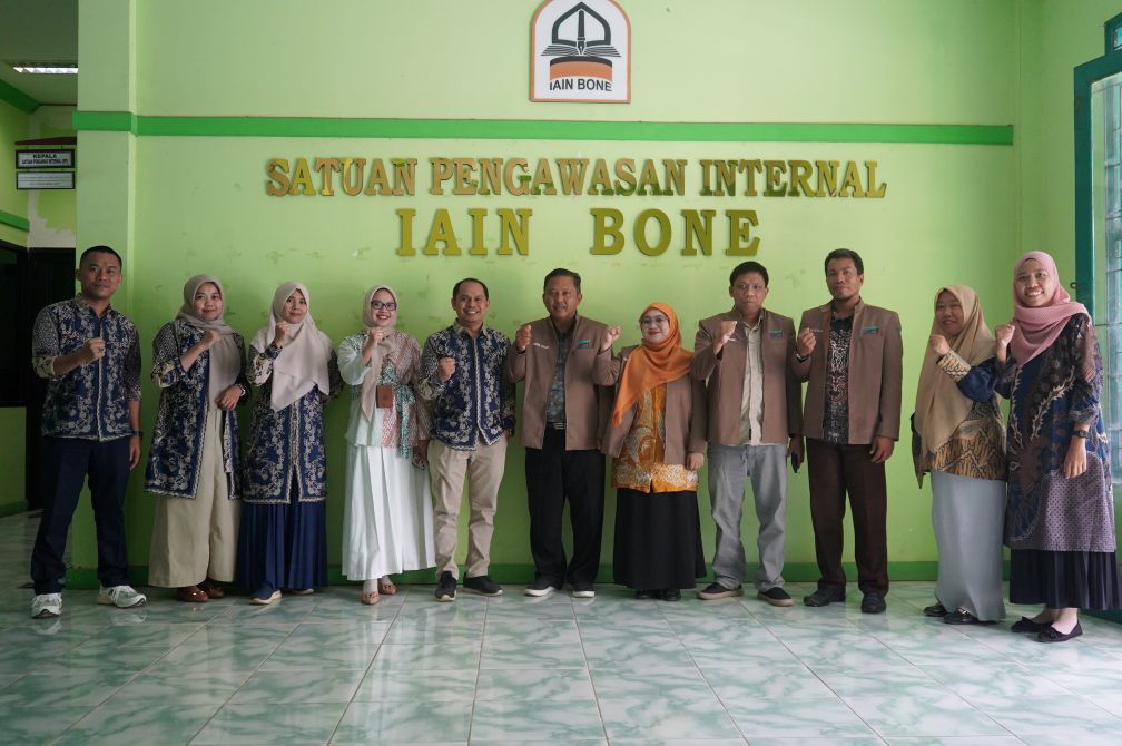 SPI IAIN Bone Terima Kunjungan SPI IAIN Parepare untuk Penguatan Sistem Pengawasan