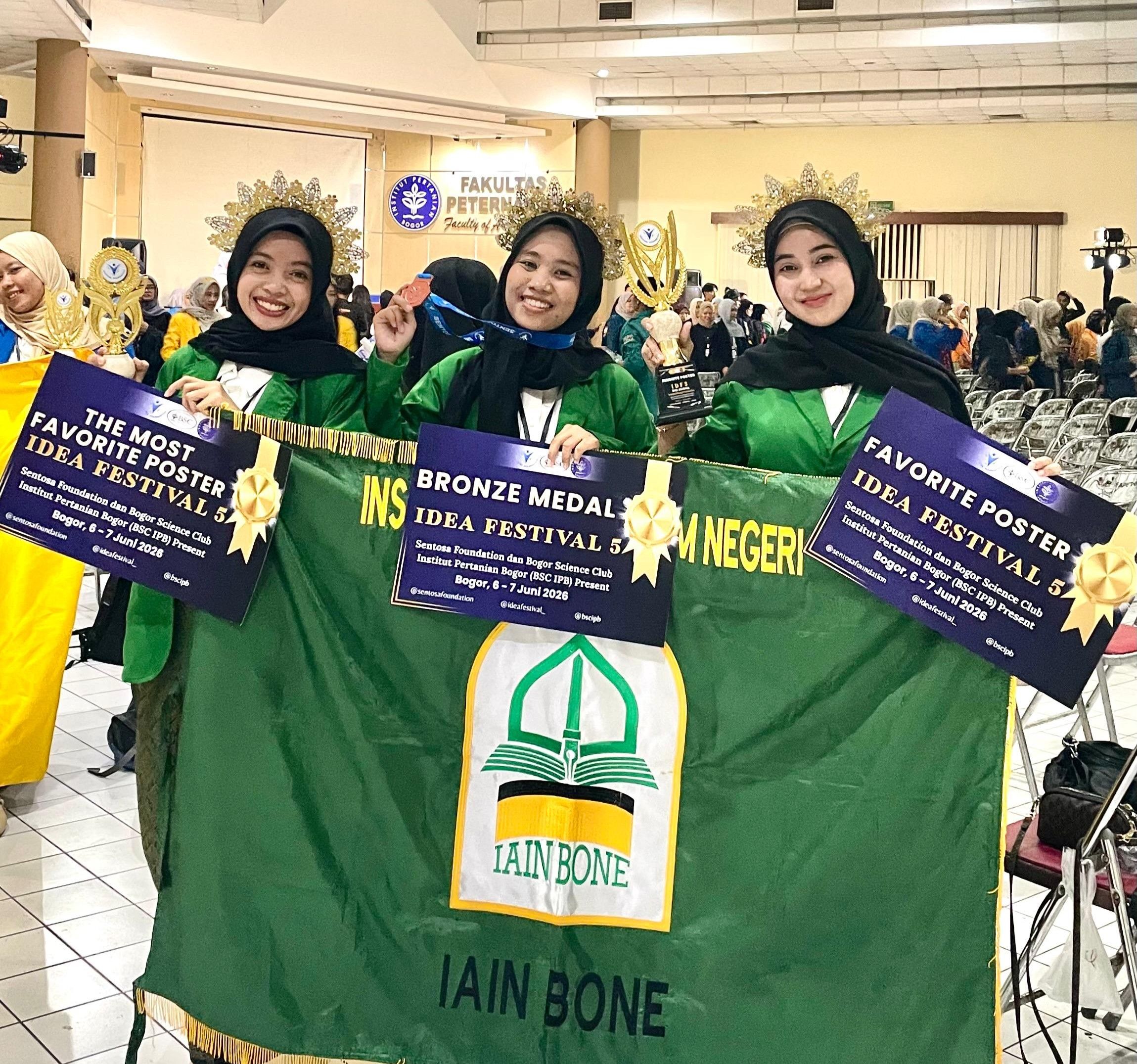 Mahasiswa IAIN Bone Sabet Tiga Penghargaan di Kompetisi Essay Nasional Idea Fest 5