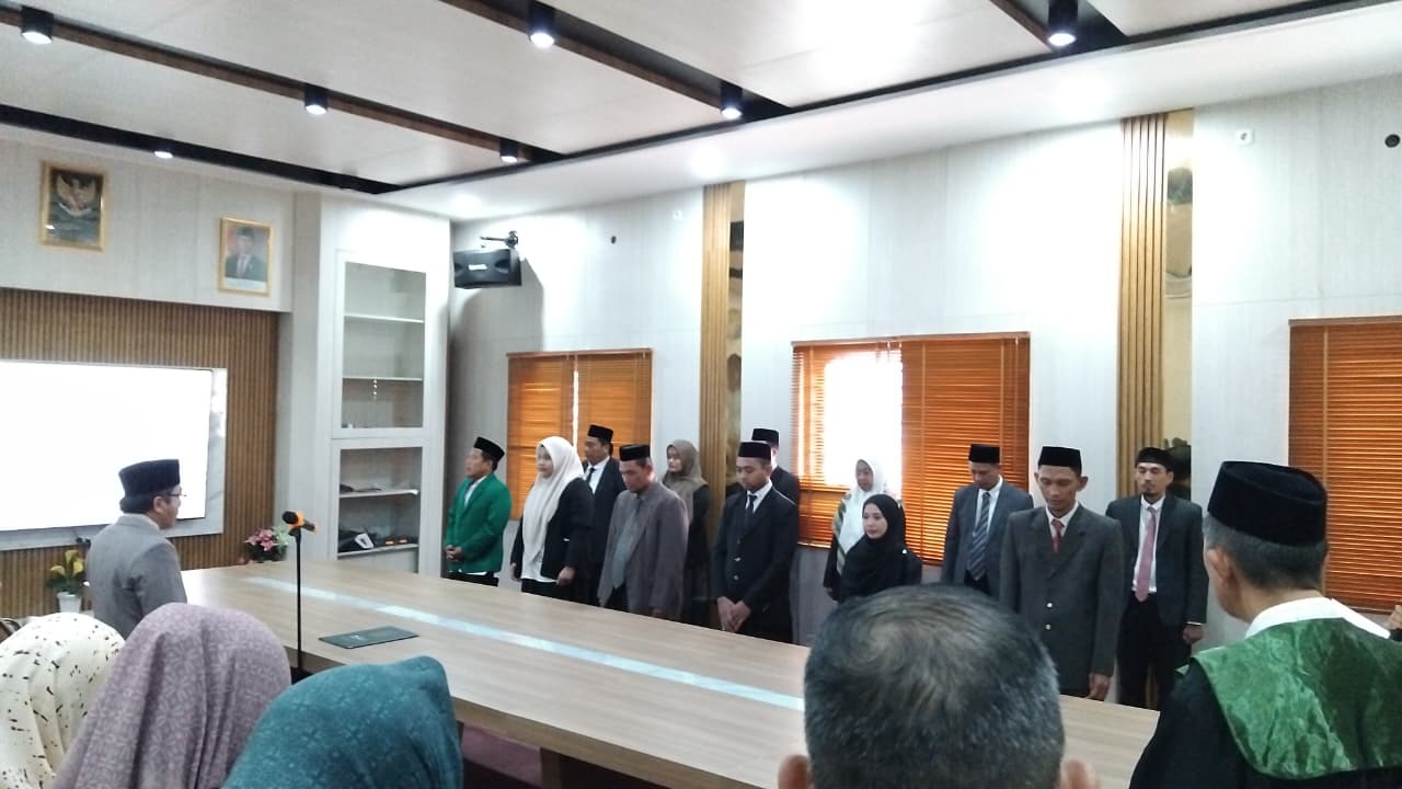 Rektor IAIN Bone Lantik 13 Pejabat Akademik: 9 Sekprodi dan 4 Kepala Laboratorium