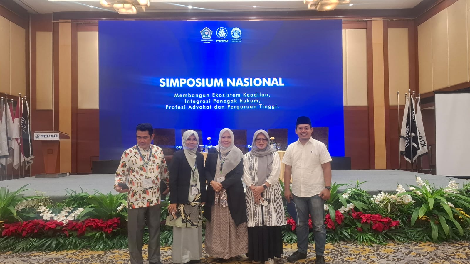 Dekan FSHI IAIN Bone Hadiri Simposium Nasional Ekosistem Keadilan di Jakarta