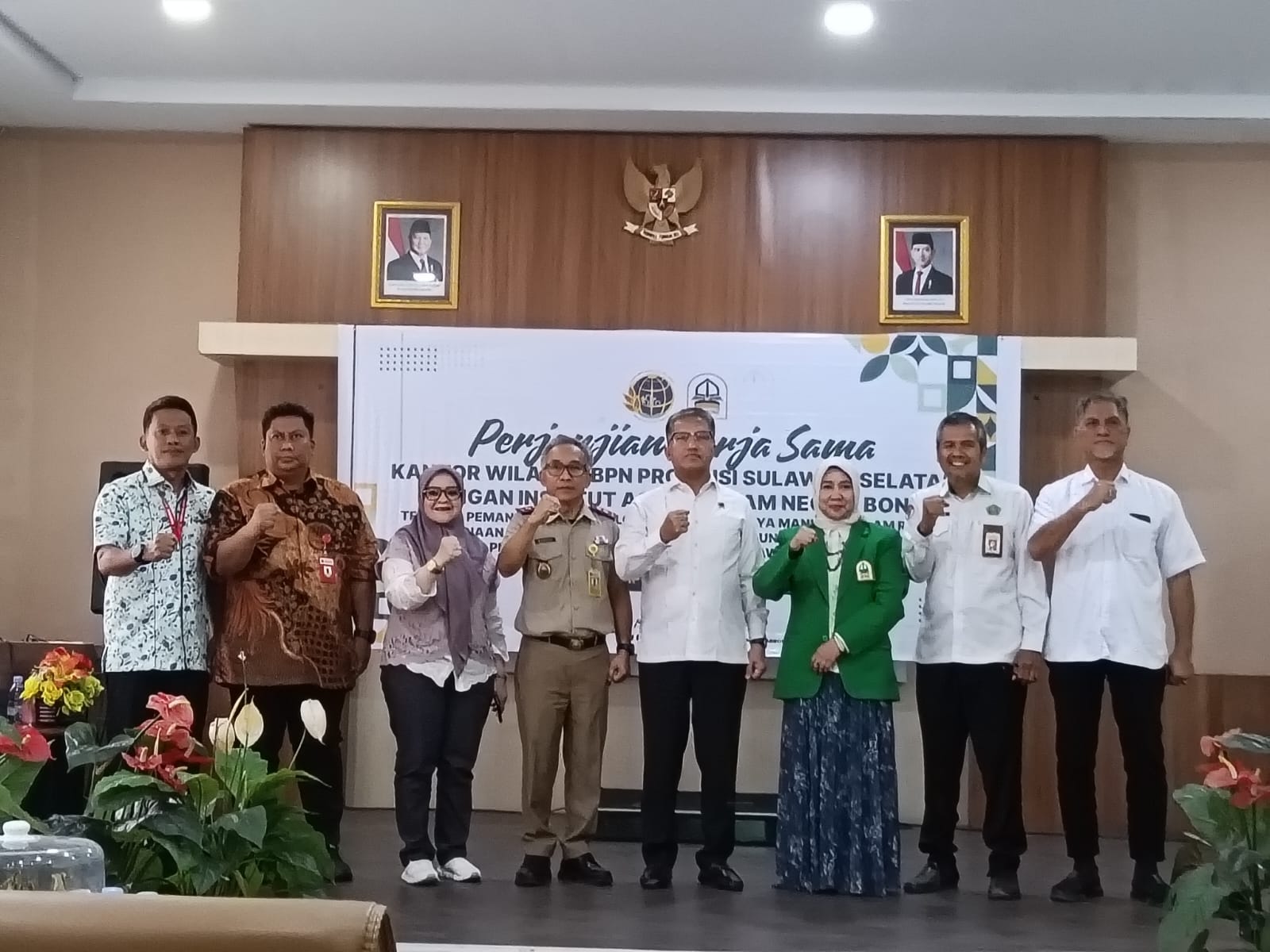 LPPM IAIN Bone Teken PKS dengan BPN Sulsel, Dukung Sertifikasi Tanah dan Pendataan Wakaf