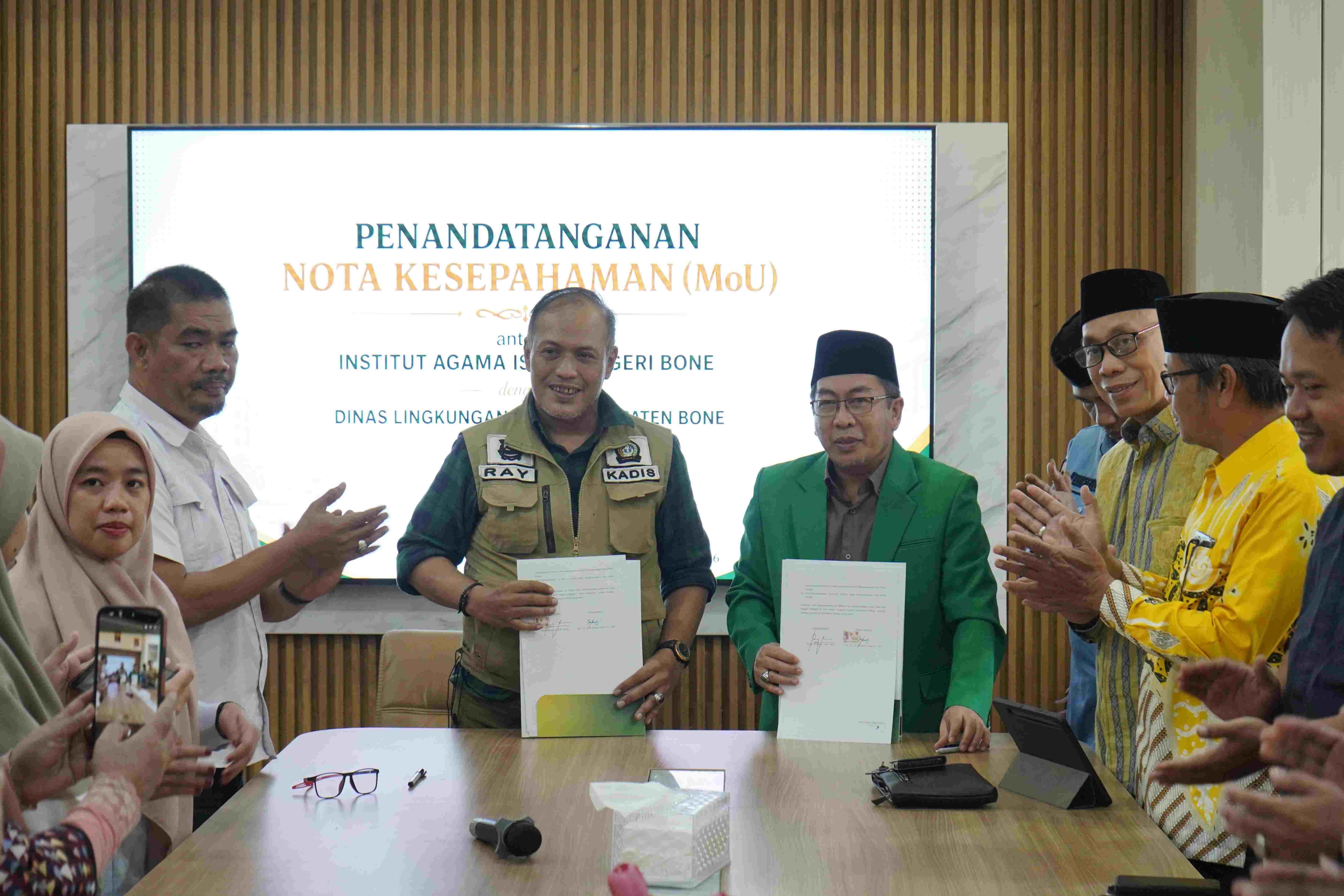 IAIN Bone dan DLH Bone Perkuat Kolaborasi di Bidang Lingkungan dan Ekoteologi