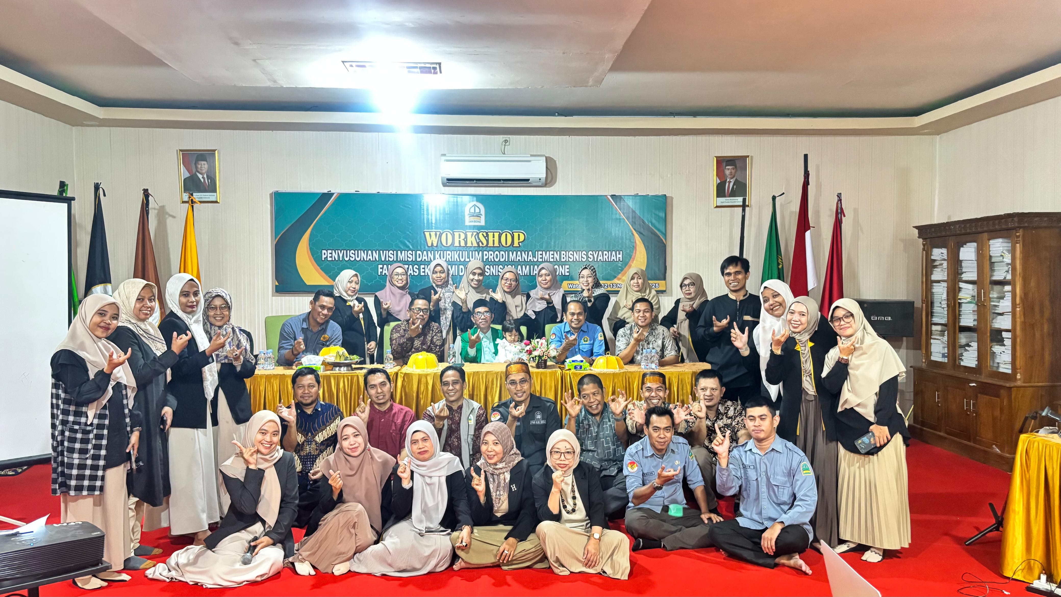 Program Studi Manajemen Bisnis Syariah Matangkan Visi, Misi, dan Kurikulum melalui Workshop